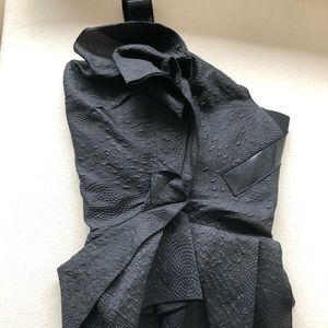 Roland Mouret black corset